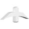 Ekena Millwork Bellingham Architectural Grade PVC Gable Bracket, 36"W x 12"H x 4"D x 4"F, 8/12 Pitch GBP036X12X0404BEL00 - alternate 1